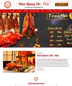 Theme wordpress bán heo quay