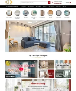 Theme wordpress bán rèm cửa đẹp