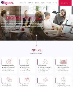 Theme wordpress dịch vụ agency