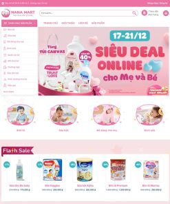 Theme wordpress mẹ và bé, baby 02