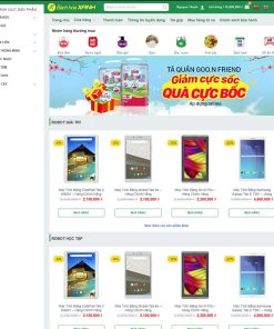 Theme wordpress bách hóa xanh