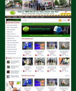 Theme wordpress bán đồ bảo hộ dạng cổ điển