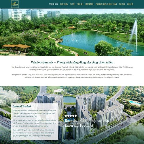 Mẫu web bất động sản 02