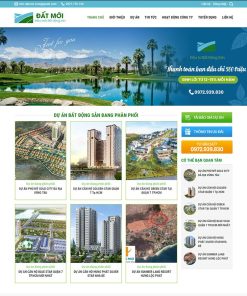 Mẫu web bất động sản 26