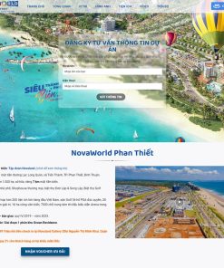 Theme wordpress bất động sản novaland