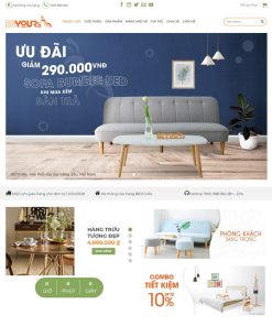 Theme wordpress bán nội thất Beyours