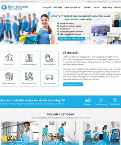 Theme wordpress dịch vụ dọn vệ sinh