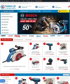 Theme wordpress bán điện máy - điện cơ 01