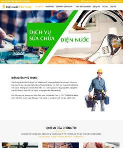 Theme wordpress dịch vụ sửa chữa điện nước