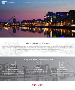 Theme wordpress landing page định cư