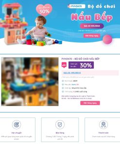 Theme wordpress landing page đồ chơi trẻ em