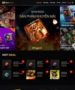 Theme wordpress bán sản phẩm gaming, độc lạ