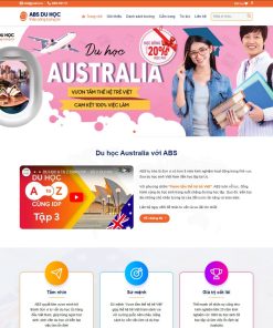 Theme wordpress du học 01