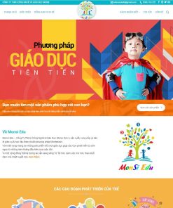 Theme wordpress trung tâm tiếng Anh cho bé
