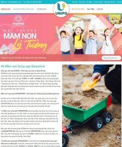 Mẫu website trung tâm anh văn
