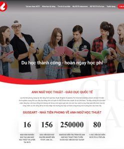 Theme wordpress trung tâm anh văn 06