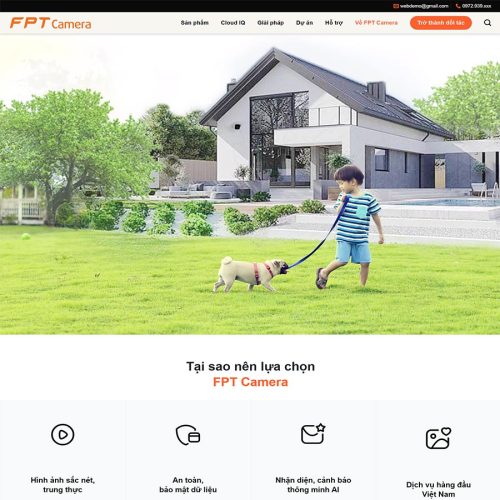 Theme WordPress bán camera FPT