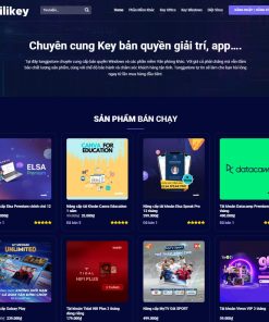 Giao diện theme WordPress bán tài khoản, key phần mềm và bản quyền số chuyên nghiệp.