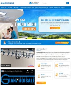 Theme wordpress bán giàn phơi