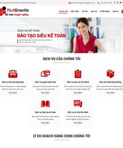 Mẫu web kế toán 02