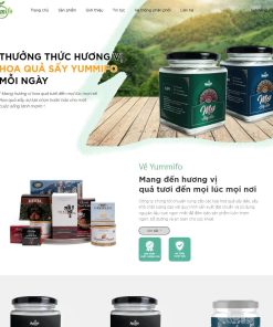 Theme wordpress bán hoa quả sấy
