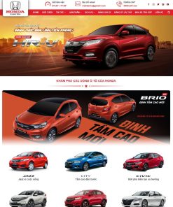 Theme wordpress honda ô tô 02