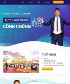 Theme wordpress landing page khóa học