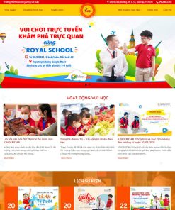 Theme wordpress trường mầm non