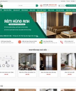 Theme wordpress bán rèm cửa, manh rèm