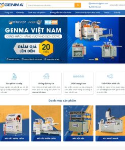 Theme wordpress bán máy cắt