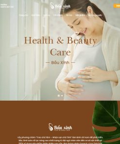 Theme wordpress dịch vụ spa mẹ bầu