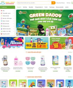 Theme wordpress mẹ và bé 01