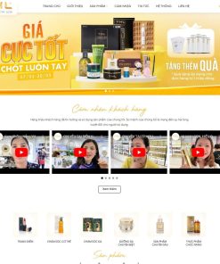 Theme wordpress mỹ phẩm 24