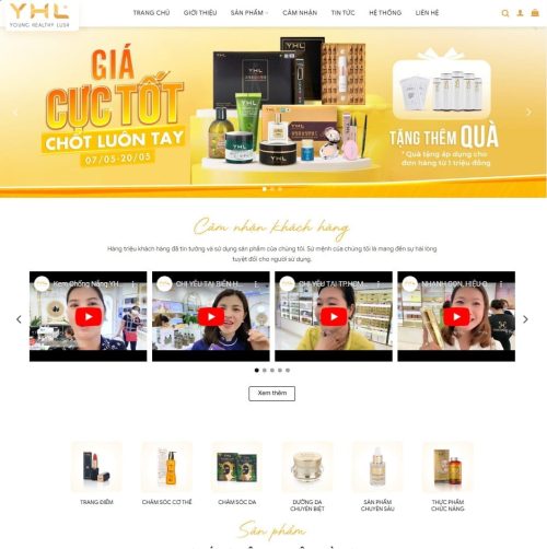 Theme wordpress mỹ phẩm 24