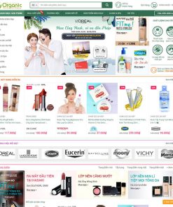 Mẫu Web Mỹ phẩm 06