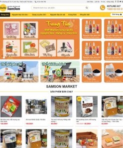 Theme wordpress bán nguyên liệu
