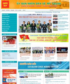 Mẫu web cơ quan đoàn thể 02