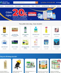 Theme wordpress nhà thuốc