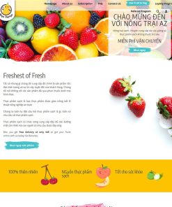 Theme wordpress bán nông sản 01