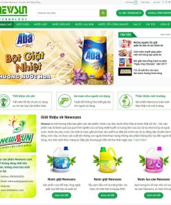 Theme wordpress bán nước giặt, bột giặt