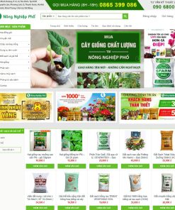 Theme wordpress bán sản phẩm nông nghiệp , phân bón