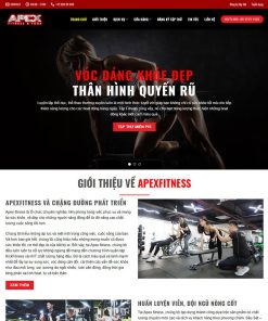 Theme wordpress phòng tập gym
