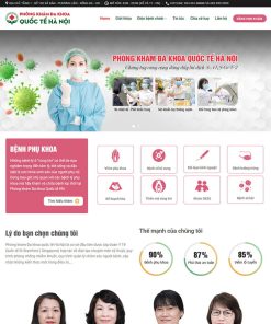 Theme wordpress phòng khám 01