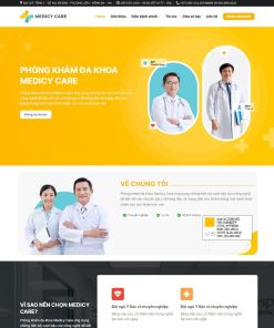 Theme wordpress phòng khám 02