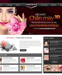 Mẫu web dịch vụ phun xăm