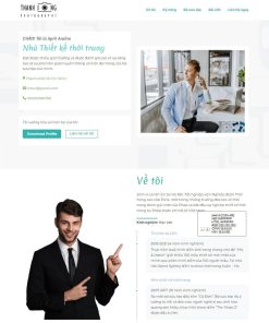 Theme wordpress giới thiệu cá nhân 03