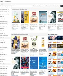 Theme wordpress review sách - chuyên Affiliate bán khóa học, google adsense