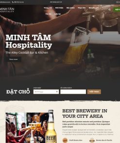 Theme wordpress nhà hàng rượu
