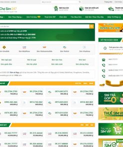 Theme wordpress bán sim , số điện thoại 01
