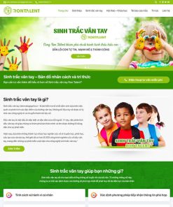 Theme wordpress sinh trắc vân tay
